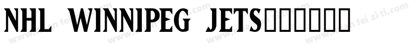 NHL Winnipeg Jets字体转换